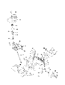 Steering Diagram and Parts List for 96016002200  Poulan Lawn Tractor