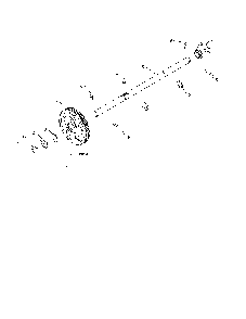 Axle shaft Diagram and Parts List for 96192006702  Poulan Snow Blower
