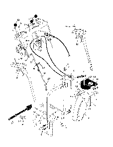 Part Location Diagram of 178633X428 Poulan Deflector Weldment
