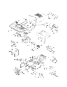 Chassis and enclosures Diagram and Parts List for 96012002001  Poulan Lawn Tractor
