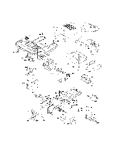 Chassis Diagram and Parts List for 96012003001  Poulan Lawn Tractor