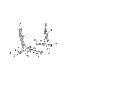 Lever Speed/Deflector Diagram and Parts List for PA5524  Poulan Snow Blower