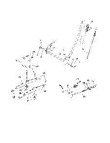 Mower lift Diagram and Parts List for 96016002400  Poulan Lawn Tractor