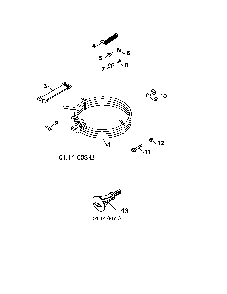 Bag of parts Diagram and Parts List for 12527HVX-96195001800  Poulan Snow Blower
