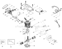 Page B Diagram and Parts List for 2075 LE Gas Chain Saw Poulan Chainsaw