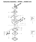 Page C Diagram and Parts List for 2075 LE Gas Chain Saw Poulan Chainsaw