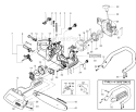 Page A Diagram and Parts List for 2075 Type 1 Poulan Chainsaw