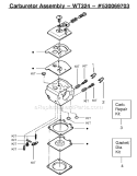 Page C Diagram and Parts List for 2075 Type 2 Poulan Chainsaw