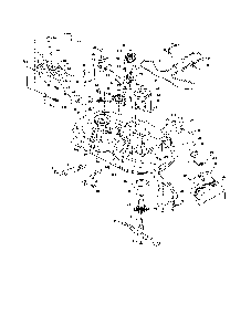 Mower deck Diagram and Parts List for 96042002601  Poulan Lawn Tractor