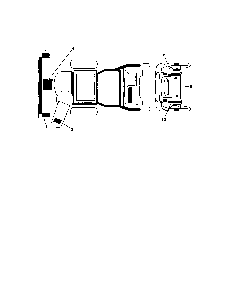Decals Diagram and Parts List for 96198004604  Poulan Snow Blower