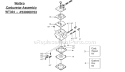 Page C Diagram and Parts List for 2150 Predator Type 2 Poulan Chainsaw