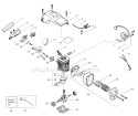 Page B Diagram and Parts List for 2150 Type 7 Poulan Chainsaw
