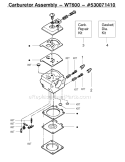 Page C Diagram and Parts List for 2175 LE Poulan Chainsaw