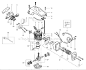 Page B Diagram and Parts List for 2175 Type 2 Poulan Chainsaw