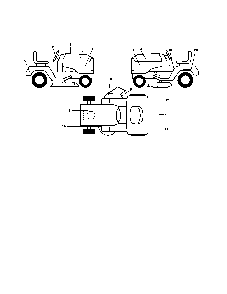 Decals Diagram and Parts List for BB185H42YT  Poulan Lawn Tractor