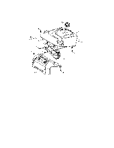 Shroud assembly/fuel tank Diagram and Parts List for 96182001701  Poulan Snow Blower