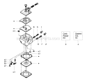 Page C Diagram and Parts List for 2350  Poulan Chainsaw