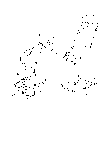 Mower lift Diagram and Parts List for 96016001700  Poulan Lawn Tractor