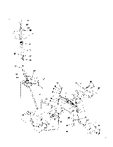 Steering Diagram and Parts List for 96016001700  Poulan Lawn Tractor