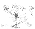 Page B Diagram and Parts List for 2375LE Type 1 Poulan Chainsaw