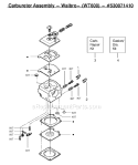 Page C Diagram and Parts List for 2375LE Type 1 Poulan Chainsaw