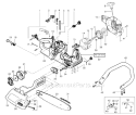 Page A Diagram and Parts List for 2375 Type 7 Poulan Chainsaw