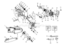 Page A Diagram and Parts List for 2400  Poulan Chainsaw