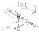 Page B Diagram and Parts List for 2450 Type 1 Poulan Chainsaw