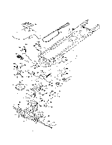 Drive Diagram and Parts List for 96046002200  Poulan Lawn Tractor