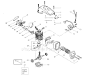 Page B Diagram and Parts List for 2550SE Type 1 Poulan Chainsaw