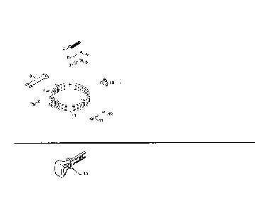 Bag of parts Diagram and Parts List for 96198004602  Poulan Snow Blower