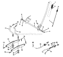 Part Location Diagram of 532173288 Husqvarna Lawn Mower Front Link