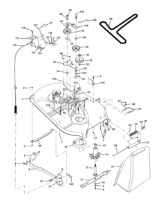 Part Location Diagram of 165898 Poulan Retainer