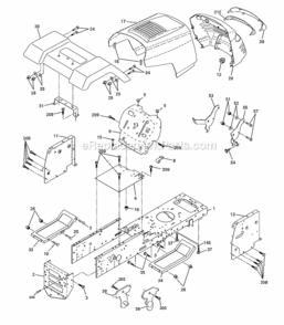 Part Location Diagram of 72110606 Weed Eater Bolt