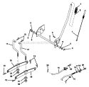 Part Location Diagram of 532003146 Husqvarna Lawn Mower Hairpin Clip