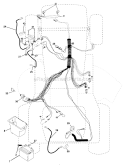 Part Location Diagram of 175685 Husqvarna Harness Asm Light