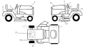 Part Location Diagram of 532181249 Husqvarna Decal, Clutch/Brake