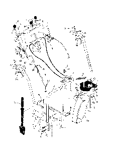 Control panel/discharge chute Diagram and Parts List for 96192000400  Poulan Snow Blower