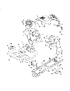 Chassis Diagram and Parts List for 96046000800  Poulan Lawn Tractor