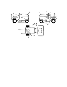 Part Location Diagram of 171828 Poulan Decal Hood