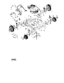 Part Location Diagram of 186578X004 Poulan Axle Arm Assembly, Front, Right Hand
