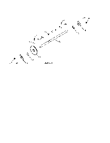 Axle Diagram and Parts List for 96198004301  Poulan Snow Blower