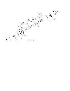 Axle Diagram and Parts List for PR624ES-96198004302  Poulan Snow Blower