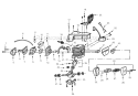 Page A Diagram and Parts List for 3050  Poulan Chainsaw