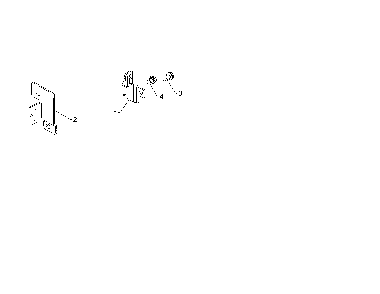 Cable brackets Diagram and Parts List for 96198004602  Poulan Snow Blower