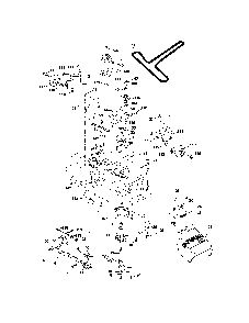 Mower deck Diagram and Parts List for BB24H42YT  Poulan Lawn Tractor