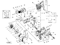 Page D Diagram and Parts List for 3400  Poulan Chainsaw