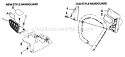 Page F Diagram and Parts List for 3400  Poulan Chainsaw
