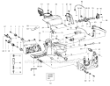 Page B Diagram and Parts List for 3500  Poulan Chainsaw