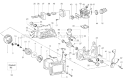 Page A Diagram and Parts List for 3750  Poulan Chainsaw